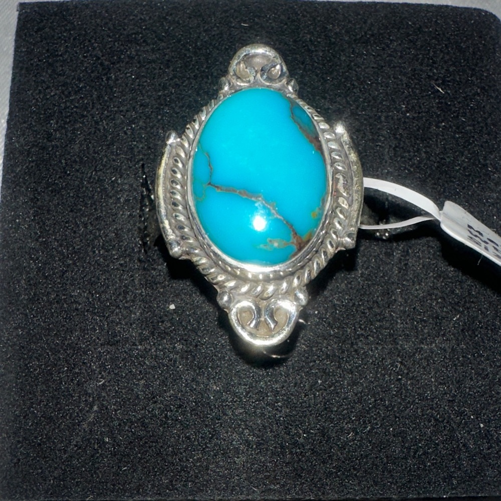 Size 9 925 Silver Sterling with Mexican TQ